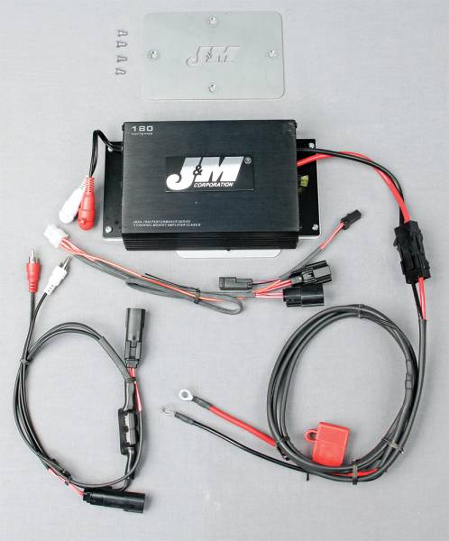 J&M - PERF SERIES 180W RMS 2-CH AMP KIT 6.5"X4.75"X1.75" - Image 1