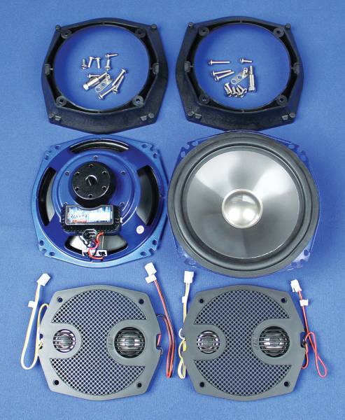 J&M - ROKKER SPEAKER KIT XXR SERIES 7.25 FAIRING SPEAKER KIT - Image 1