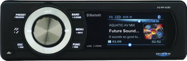 AQUATIC AV - BLUETOOTH USB/MP3 MEDIA PLAYER UNIVERSAL HARDWIRE - Image 1