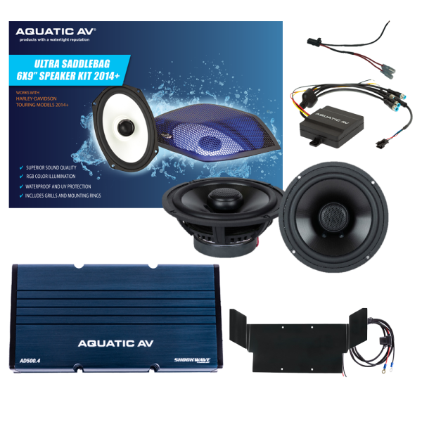 AQUATIC AV - ULTRA SPEAKER KIT FLHT `98-13 - Image 1