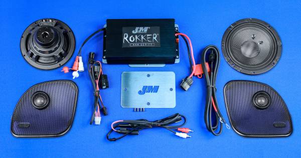 J&M - ROKKER XXR 350W-RMS 2-SP KIT 15-18 HARLEY RD/GLD - Image 1