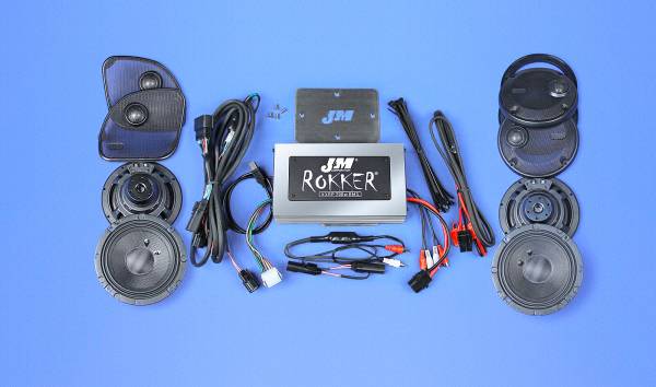 J&M - ROKKER XXR 700W 4-SP/AMP KIT 16-18 ROADGLIDE ULTRA - Image 1