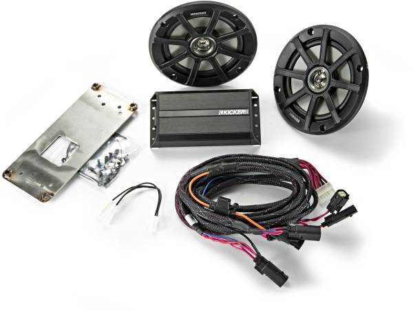 KICKER - FRONT SPEAKER/AMP AUDIO KIT 14-UP FLHT MODELS - Image 1