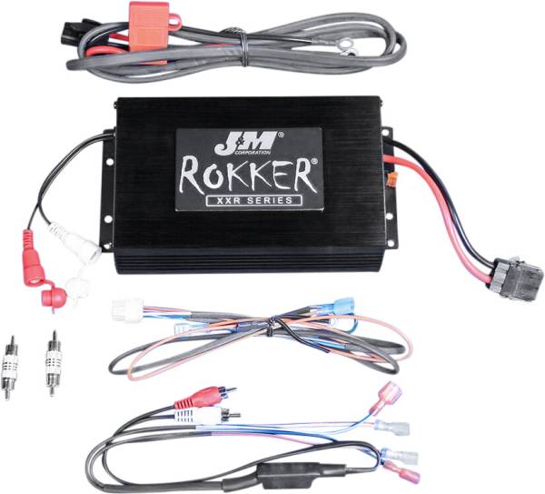 J&M - ROKKER 400W 2-CH AMP KIT 98-13 HARLEY UNIVERSAL - Image 1