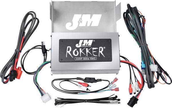 J&M - ROKKER P800W 4-CH AMP KIT 06-13 FLHTCU - Image 1