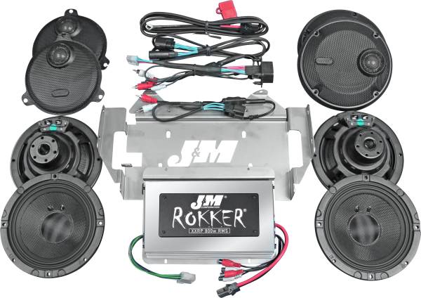 J&M - ROKKER XXR 800W 4-SP/AMP KIT 14-20 FLHTCU - Image 1