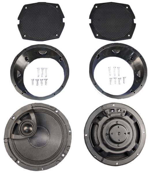 J&M - ROKKER SPEAKER KIT XRP SERIES 6.58 FLH FAIRING 98-13 - Image 1