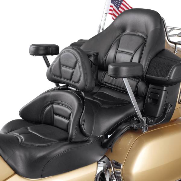 SHOW CHROME (NEW) - DRIVER BACKREST KIT BLACK - Image 1