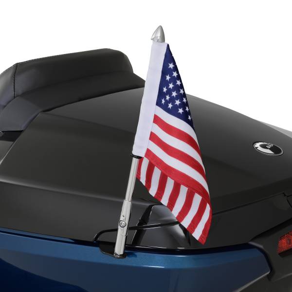 SHOW CHROME (NEW) - FOLDING FLAG POLE CAN LEFT - Image 1