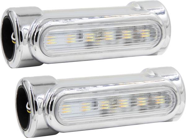 SADDLE TRAMP - HWY BAR SWITCHBACK LIGHTS CHROME - Image 1