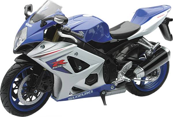 NEW-RAY - REPLICA 1:12 SUPER SPORT BIKE 08 SUZUKI GSX-R1000 BLUE - Image 1