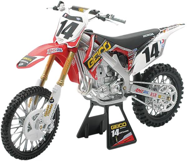 NEW-RAY - REPLICA 1:6 RACE BIKE 12 HONDA CRF450 RED(WINDHAM) - Image 1