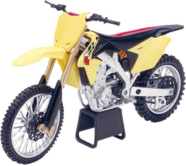 NEW-RAY - REPLICA 1:12 RACE BIKE 14 SUZUKI RMZ4540 YELLOW - Image 1