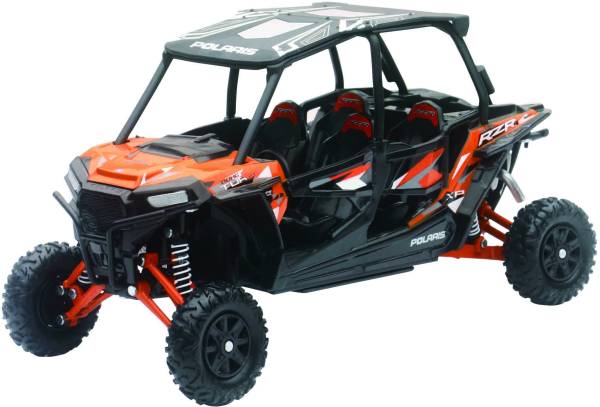 NEW-RAY - REPLICA 1:18 UTV POLARIS RZR 4 TURBO XP ORANGE - Image 1