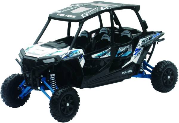 NEW-RAY - REPLICA 1:18 UTV POLARIS RZR 4 TURBO XP WHITE - Image 1