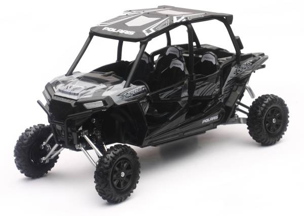 NEW-RAY - REPLICA 1:18 UTV POLARIS RZR 4 TURBO TITANIUM - Image 1