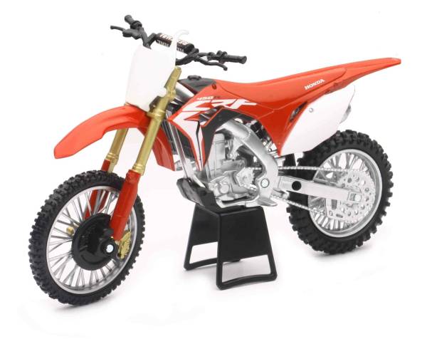 NEW-RAY - REPLICA 1:6 RACE BIKE 17 HONDA CRF450R RED - Image 1