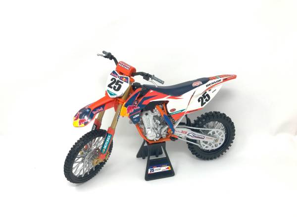 NEW-RAY - REPLICA 1:10 RACE BIKE 17 KTM 450SX-F ORANGE(MUSQUIN) - Image 1