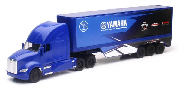 NEW-RAY - REPLICA 1:32 SEMI TRUCK 17 YAMAHA RACE TRUCK - Image 1