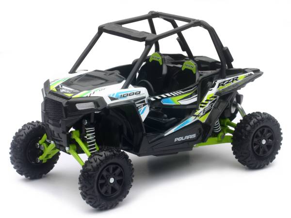 NEW-RAY - REPLICA 1:18 UTV POLARIS RZR 1000XP WHITE - Image 1