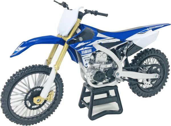 NEW-RAY - REPLICA 1:12 RACE BIKE 17 YAMAHA YZ450F BLUE - Image 1