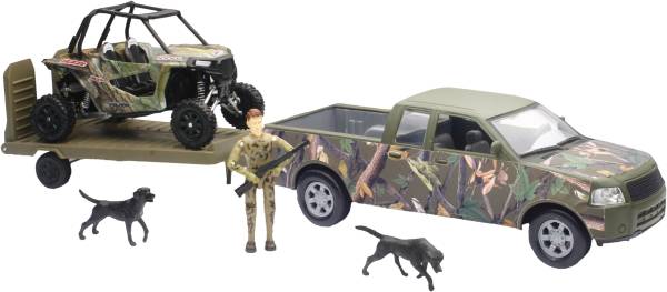 NEW-RAY - REPLICA 1:18 TRUCK/TRAILER/UTV TRUCK CAMO/UTV CAMO - Image 1