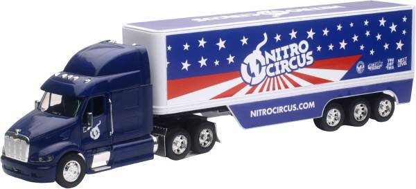 NEW-RAY - REPLICA 1:32 SEMI TRUCK NITRO CIRCUS TEAM TRUCK - Image 1