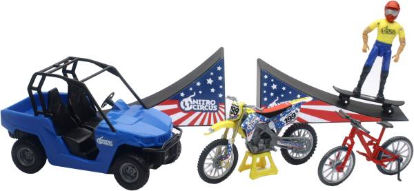 NEW-RAY - REPLICA NITRO CIRCUS PLAY SET ASSORTED NITRO CIRCUS PLAY SET - Image 1