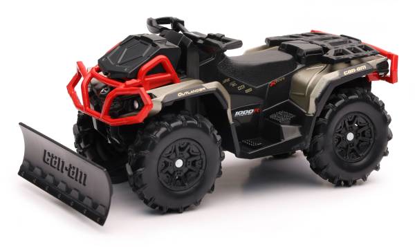 NEW-RAY - 1:20 SCALE CAN-AM OUTLANDER X MR 1000R W/PLOW - Image 1