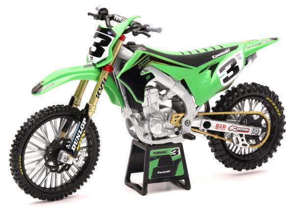 NEW-RAY - 1:12 SCALE FACTORY KAWASAKI ELI TOMAC #3 BONUS #1 STICKER - Image 1