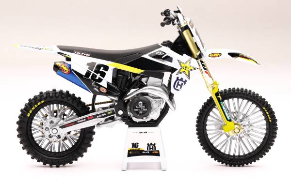 NEW-RAY - 1:12 SCALE ROCKSTAR HUSQVARNA ZACH OSBORNE #16 - Image 1