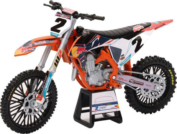 NEW-RAY - 1:12 SCALE REDBULL KTM 450SX-F COOPER WEB #2 - Image 1