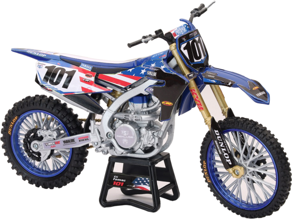 NEW-RAY - 1:12 SCALE MXON YAMAHA YZ450F ELI TOMAC #101 - Image 1