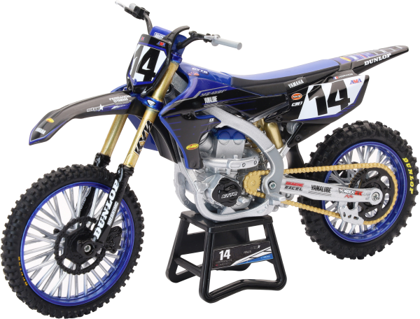 NEW-RAY - 1:12 SCALE YAMAHA FACTORY TEAM YZ450 DYLAN FERANDIS #14 - Image 1