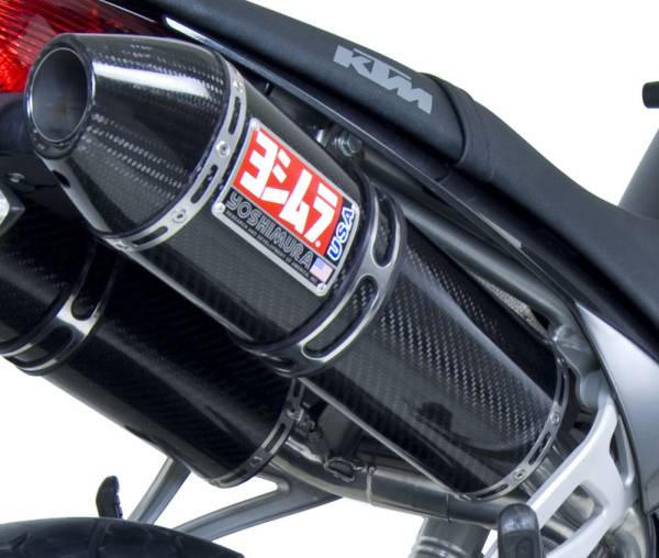 YOSHIMURA - RACE DUAL RS-3C SLIP-ON EXHAUST SS-CF-CF - Image 1