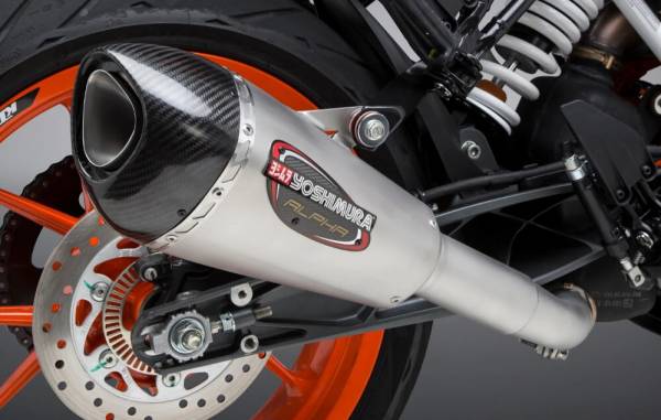 YOSHIMURA - EXHAUST STREET ALPHA-T SLIP-ON SS-SS-CF WORKS - Image 1