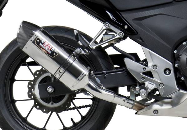 YOSHIMURA - EXHAUST SIGNATURE R-77 SLIP-ON SS-SS-CF - Image 1