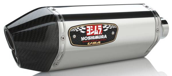 YOSHIMURA - EXHAUST RACE R-77D 3QTR SLIP-ON SS-SS-CF - Image 1