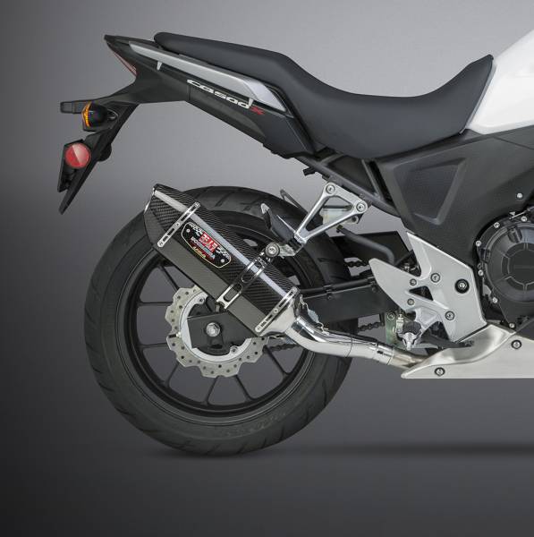 YOSHIMURA - STREET R-77 SLIP-ON EXHAUST SS-CF-CF - Image 1