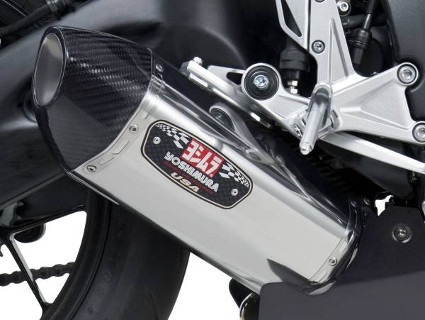 YOSHIMURA - EXHAUST RACE R-77 SLIP-ON SS-SS-CF - Image 1