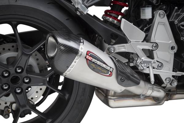 YOSHIMURA - EXHAUST STREET ALPHA-T SLIP-ON SS-SS-CF - Image 1