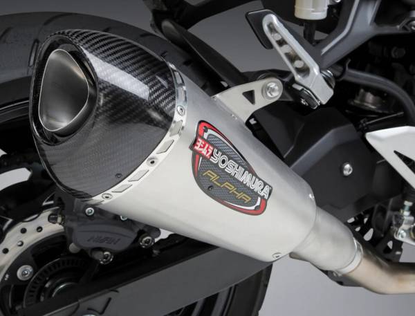 YOSHIMURA - EXHAUST STREET ALPHA-T SLIP-ON SS-SS-CF WORKS - Image 1