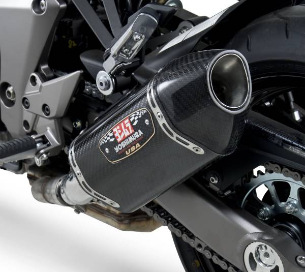 YOSHIMURA - EXHAUST STREET R-77 SLIP-ON SS-CF-CF DUAL - Image 1