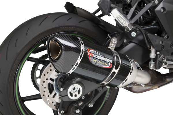 YOSHIMURA - EXHAUST STREET ALPHA SLIP-ON SS/CF KAW - Image 1