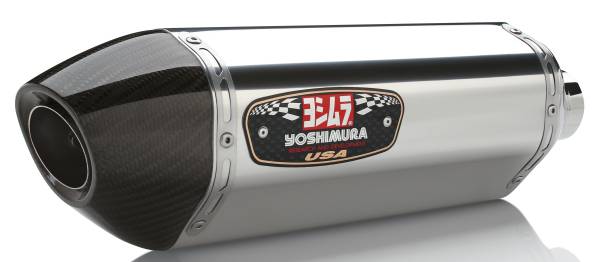 YOSHIMURA - SIGNATURE DUAL R-77 SLIP-ON EXHAUST SS-SS-CF - Image 1