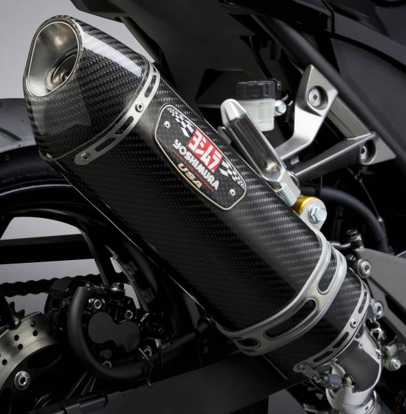 YOSHIMURA - EXHAUST SIGNATURE R-77 SLIP-ON SS-CF-CF - Image 1