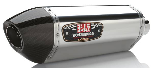 YOSHIMURA - EXHAUST SIGNATURE R-77 SLIP-ON SS-SS-CF - Image 1