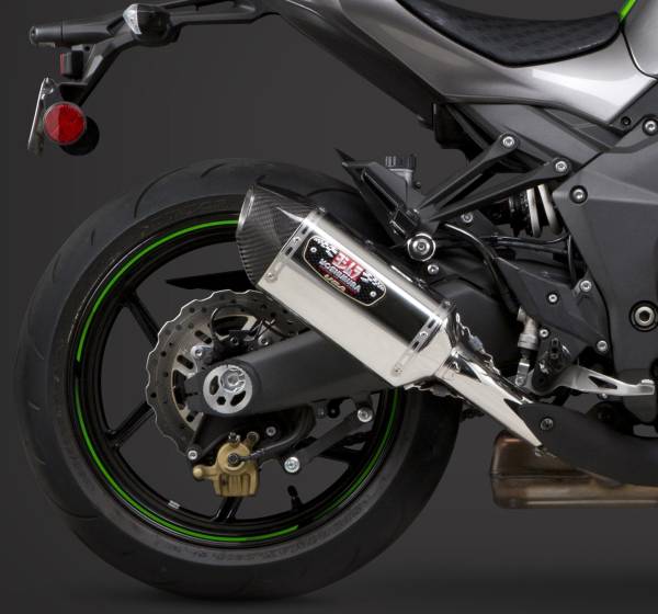 YOSHIMURA - EXHAUST SIGNATURE R-77 SLIP-ON SS-CF-CF DUAL - Image 1