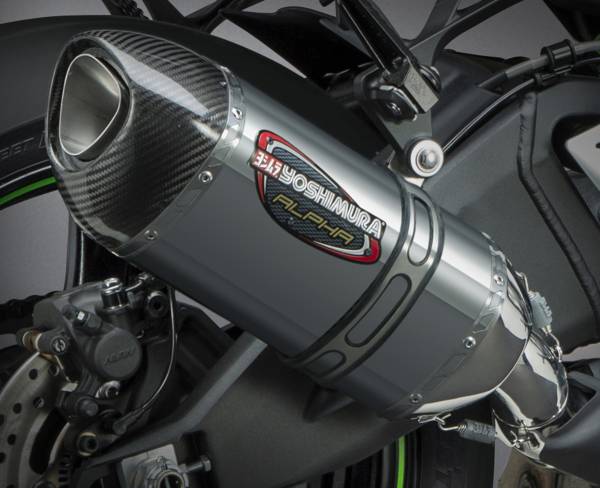 YOSHIMURA - STREET ALPHA SLIP-ON EXHAUST SS-SS-CF - Image 1