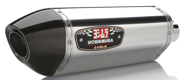 YOSHIMURA - RACE DUAL R-77 SLIP-ON EXHAUST SS-SS-CF - Image 1